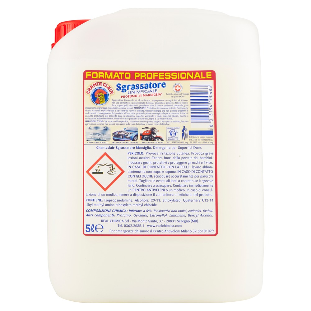 Allzweckreiniger Sgrassatore Marseille | 5L | Chante Clair 