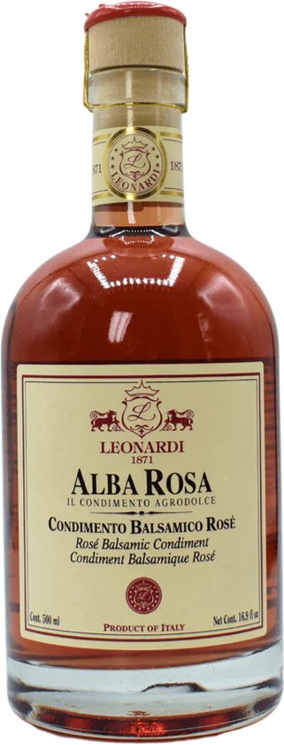 Condimento Balsamico Rose Alba Rosa | 500ml | Leonardi 