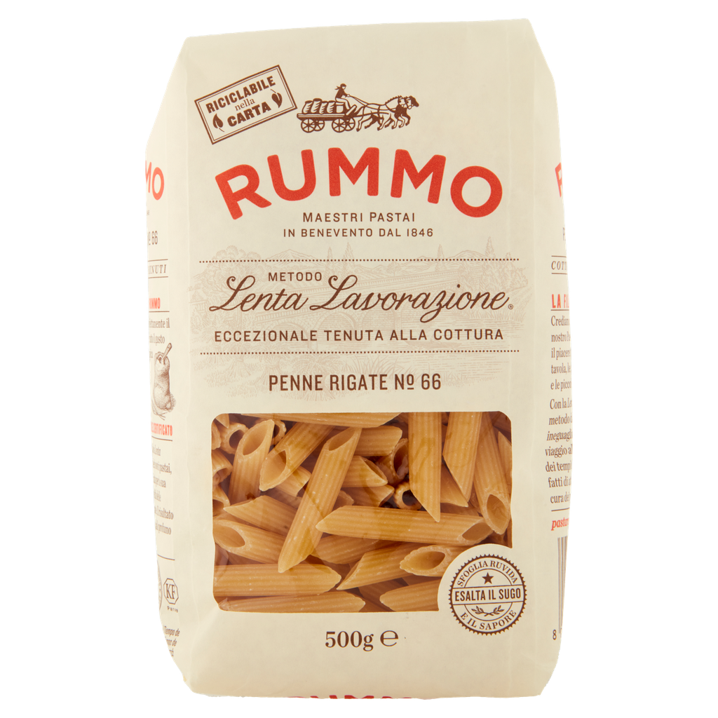 Penne Rigate N.66 mit Bronzebeschichtung | 500g  | Rummo