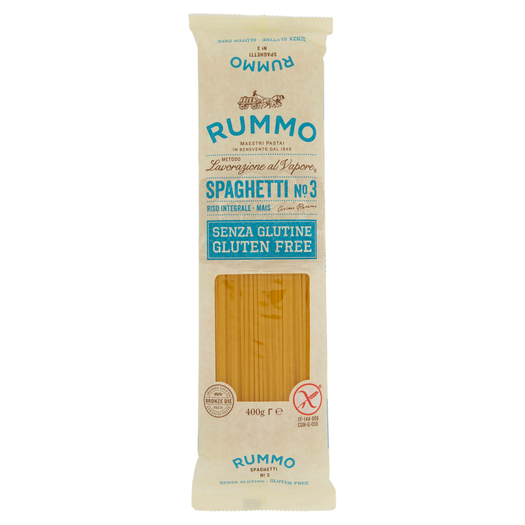Glutenfreie Pasta Spaghetti N.3 | 400g | Rummo