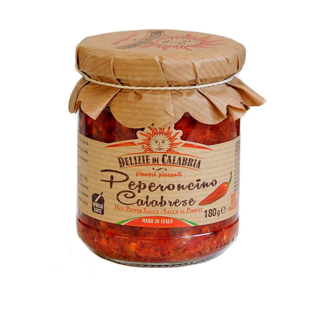 Kalabrische Peperoncini scharf | 180g | Delizie di Calabria 
