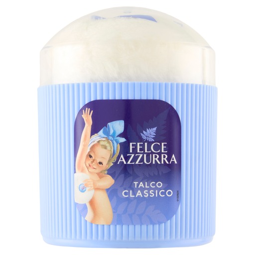 Körperpuder mit Quaste | 250g | Felce Azzurra 