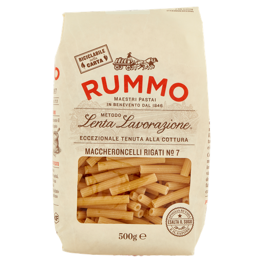 Maccheronchelli Rigate N.7 mit Bronzebeschichtung  | 500g | Rummo