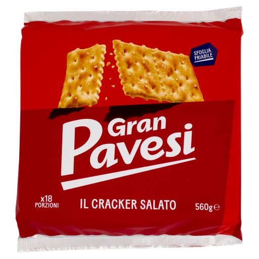 [81-1RG0-ERR5] Kracker gesalzen | 560g | Pavesi