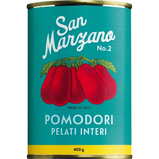 Geschälte Premium Tomaten ganz | 400g | San Marzano
