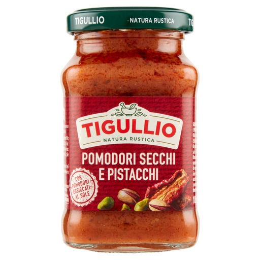 Pesto Getrocknete Tomate und Pistazie | 185g | Tigullio