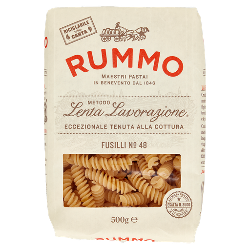 Fusilli N.48 mit Bronzebeschichtung | 500g  | Rummo