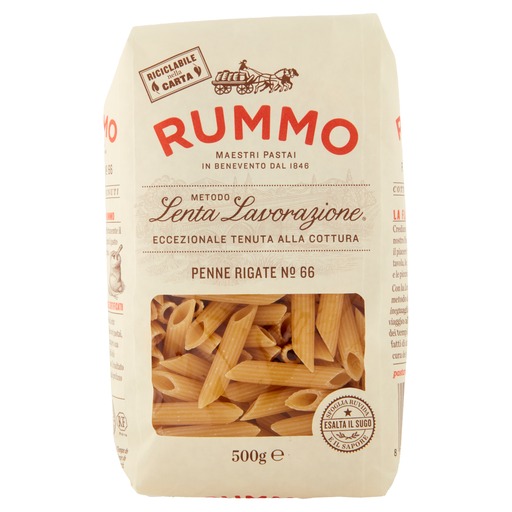Penne Rigate N.66 mit Bronzebeschichtung | 500g  | Rummo