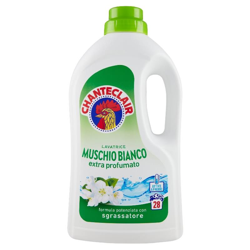 Waschmittel mit Sgrassatore Muschio Bianco 28 Wäschen | 1260ml | Chante Clair